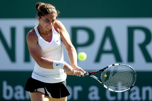 Tay vợt Sara Errani bị loại ở vòng 3 Indian Wells 2014