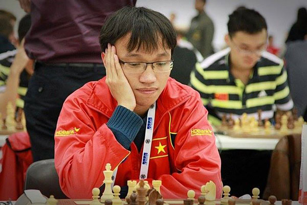 Nguyễn Ngọc Trường Sơn xuất sắc nhất tuyển cờ VN tại Olympiad - Ảnh: CHESS24.COM