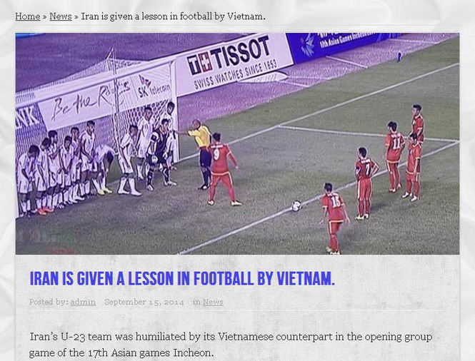 Tuyển Olympic Iran đã học một bài học bóng đá từ Việt Nam