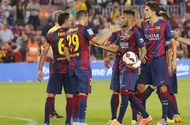 Neymar, Messi tỏa sáng giúp Barcelona thắng 6 sao-3