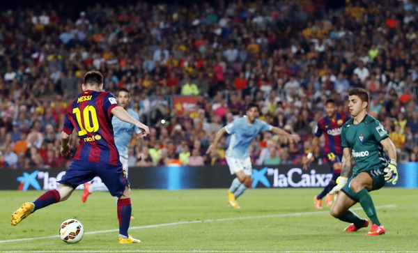 Messi tiến gần đến kỷ lục ghi bàn ở La Liga-1
