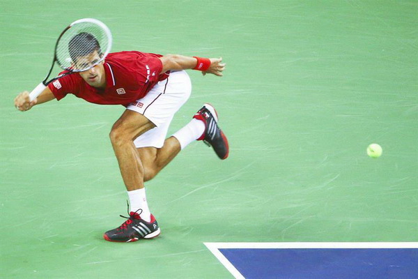 Federer thắng thuyết phục Djokovic ở giải Thượng Hải Masters 2014-1