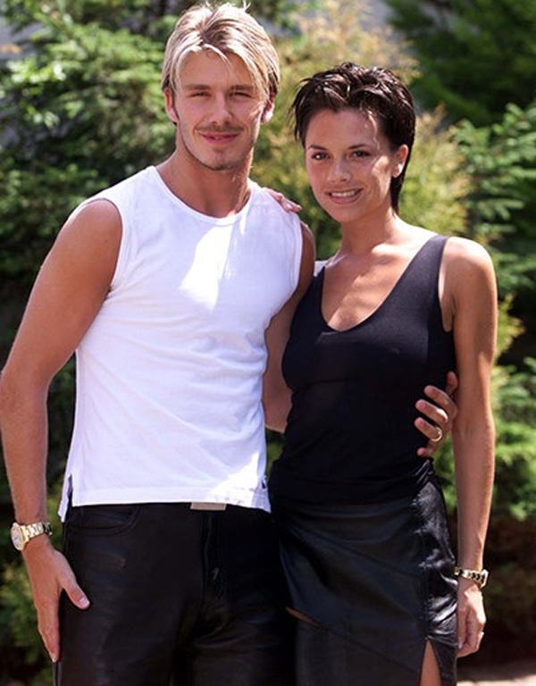 Cặp đôi trai tài gái sắc Victoria và Beckham  - Ảnh: AFP