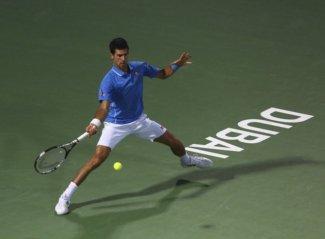 Djokovic đối đầu với Federer ở chung kết giải Dubai-1