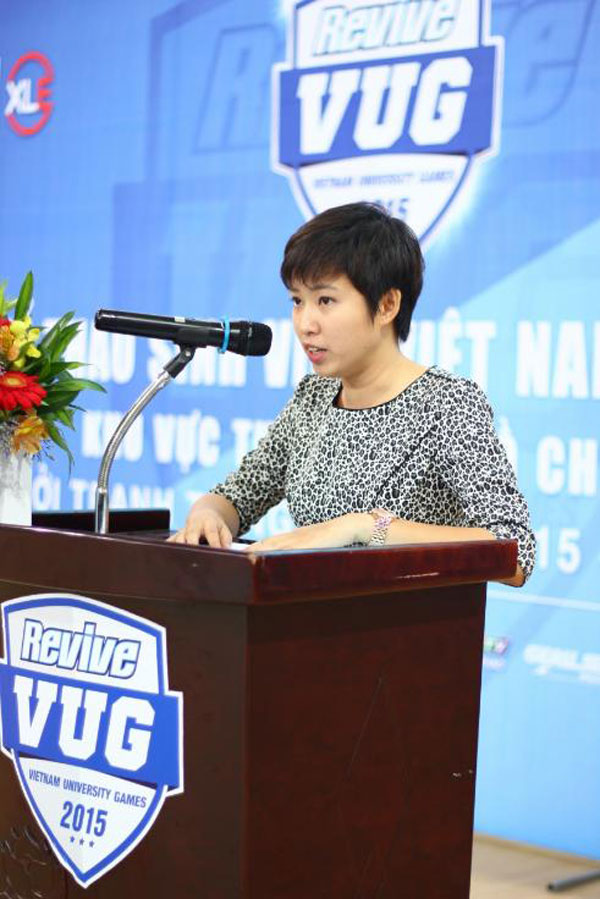 Bà Huỳnh Thị Xuân Liên - Phó tổng giám đốc Marketing cấp cao của Công ty TNHH Nước Giải Khát Suntory PepsiCo Việt Nam