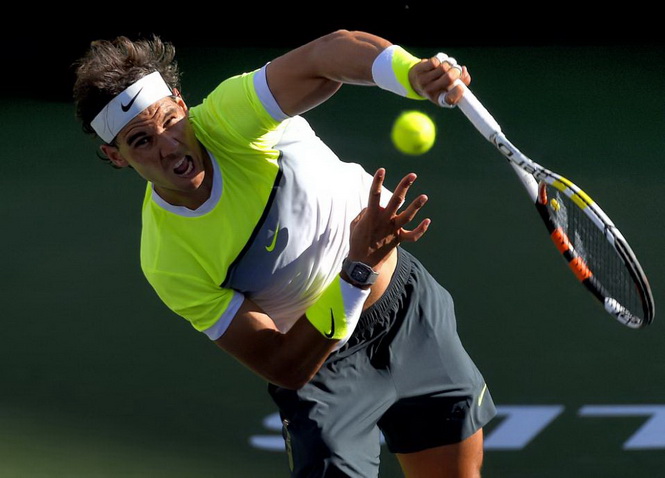 Nadal gục ngã trước Raonic ở tứ kết Indian Wells