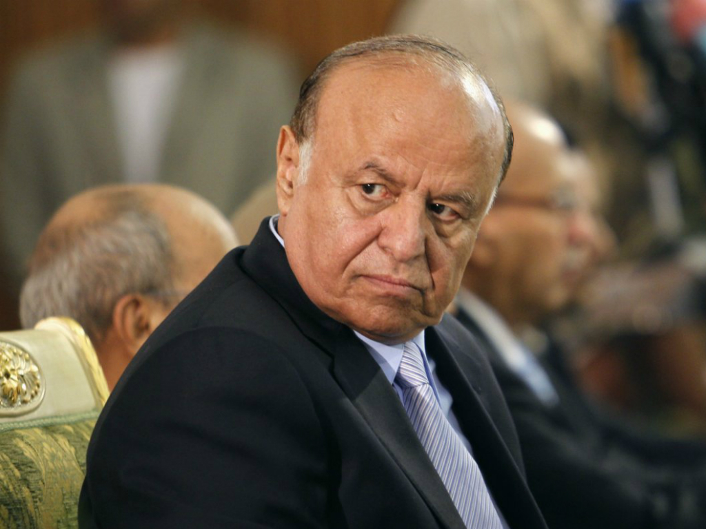 Tổng thống Abd Rabbu Mansour Hadi quay về Yemen sau 6 tháng lánh sang Ả Rập Xê Út - Ảnh: Reuters