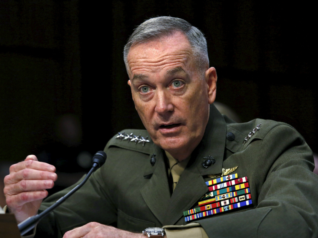 Tướng Dunford cho biết Iraq không hề yêu cầu Nga không kích IS tại nước này - Ảnh: Reuters