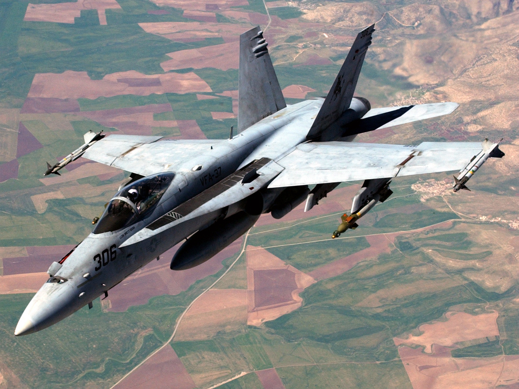 Một tiêm kích F/A-18 của Mỹ - Ảnh: Hải quân Mỹ