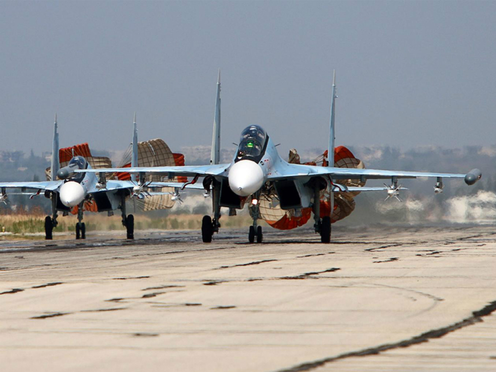 Những ngày qua, không quân Nga đã giảm cường độ không kích - Ảnh: AFP
