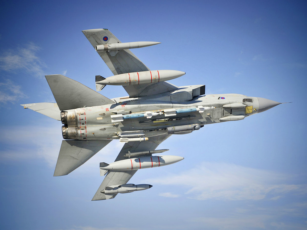 Máy bay chiến đấu Tornado của Anh - Ảnh: Bộ Quốc phòng Anh