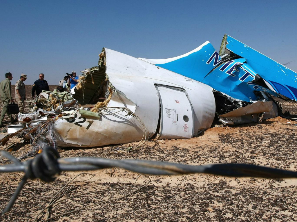Toàn bộ 224 người trên chiếc Airbus của Metrojet thiệt mạng trong tai nạn ngày 31.10 tại Ai Cập - Ảnh: AFP