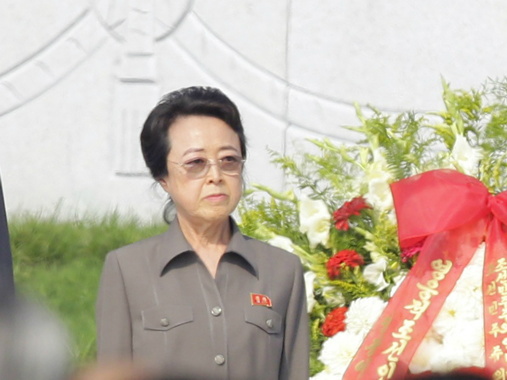 Bà Kim Kyong-hui, cô của lãnh đạo Triều Tiên Kim Jong-un - Ảnh: Reuters