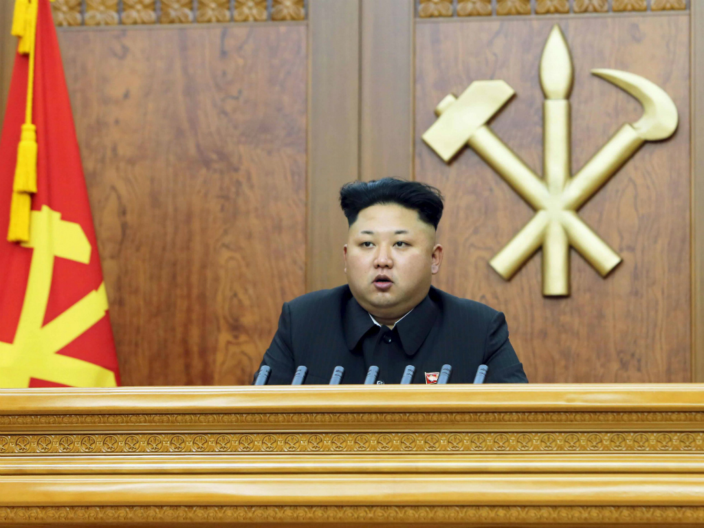 Lãnh đạo Triều Tiên Kim Jong-un nói vụ thử bom giúp bảo vệ hoà bình và an ninh khu vực - Ảnh: Reuters