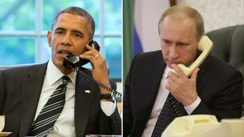 Tổng thống Obama và Tổng thống Putin đã có cuộc điện đàm vào ngày 13.1 - Ảnh: Reuters