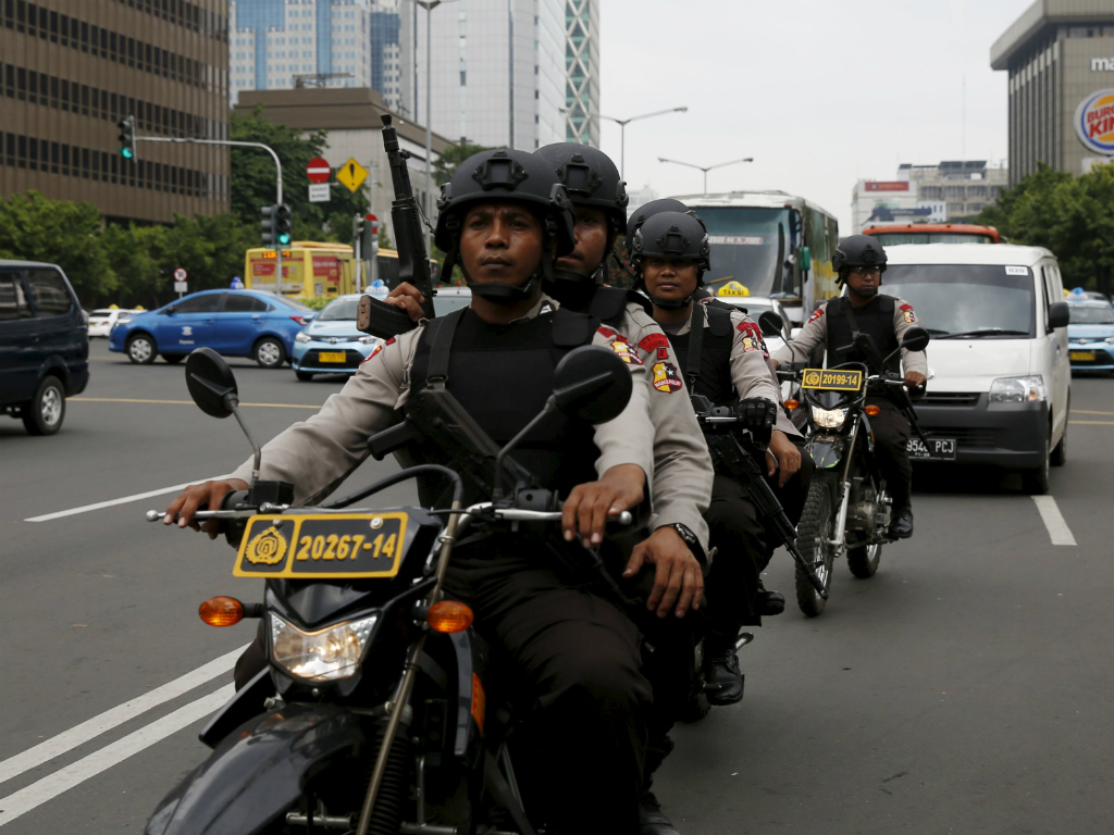 Cảnh sát Indonesia đã tiêu diệt một tay súng trong cuộc đột kích ngày 15.1 - Ảnh: Reuters