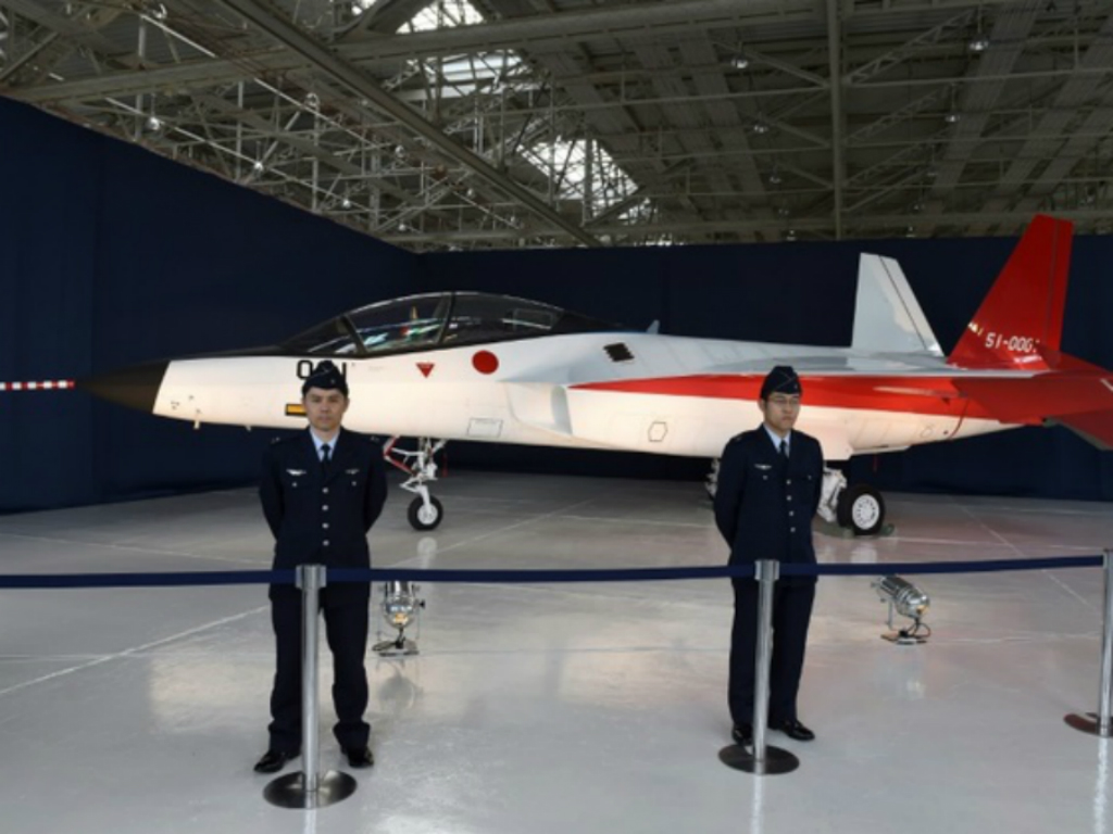 Máy bay chiến đấu X-2 do Nhật Bản tự sản xuất - Ảnh: AFP