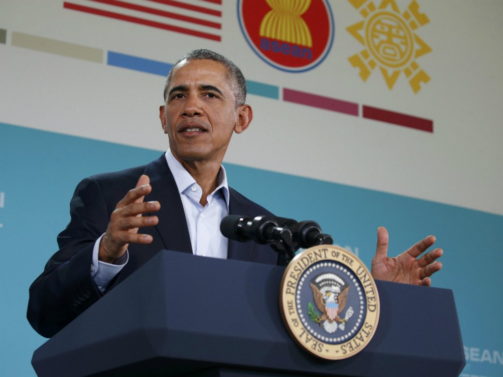 Tổng thống Obama phát biểu sau hội nghị Mỹ-ASEAN tại California - Ảnh: Reuters