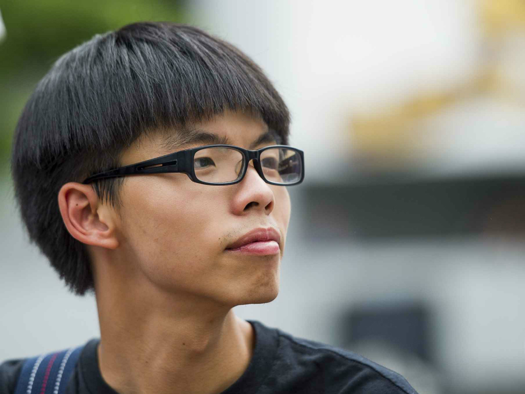 Thủ lĩnh phong trào Học dân Tư triều, Joshua Wong - Ảnh: AFP