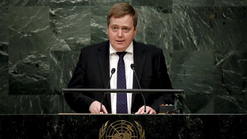 Thủ tướng Iceland chịu nhiều áp lực sau khi tên ông xuất hiện trong Hồ sơ Panama - Ảnh: Reuters