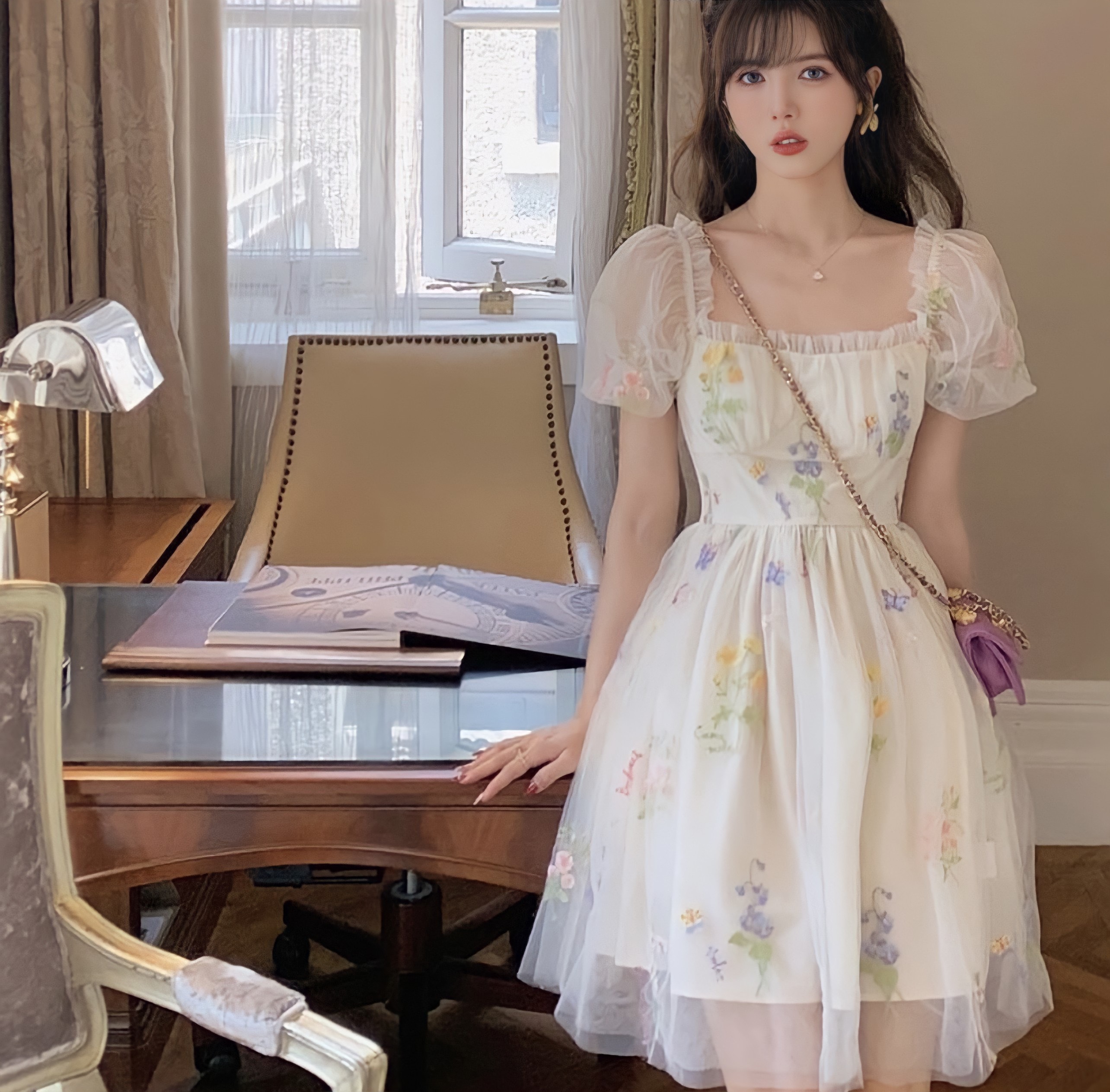 Váy hoa nhí – Nét dịu dàng và lãng mạn cho ngày chớm Thu | Tập đoàn dệt may  Việt Nam