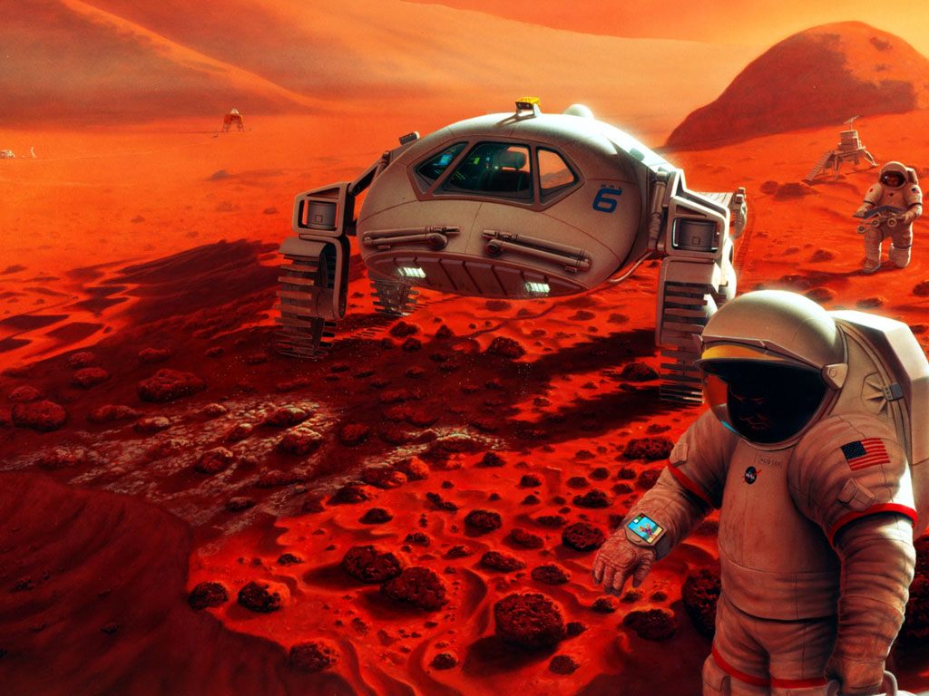 Việc đưa con người lên chinh phục sao Hỏa đang dần trở thành hiện thực - Ảnh: NASA 