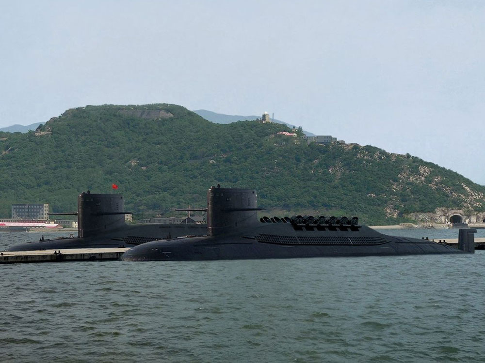 Một cặp tàu ngầm lớp Tấn của Trung Quốc - Ảnh: Jamestown.org