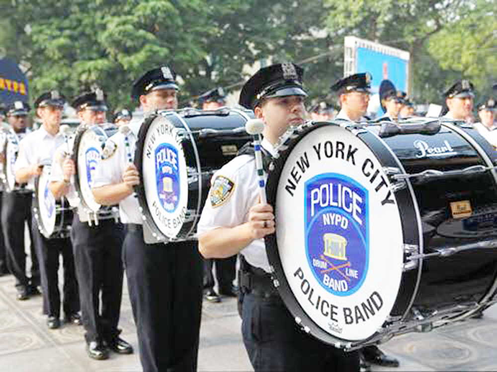 Đoàn nhạc Cảnh sát New York - Ảnh: C.T.V