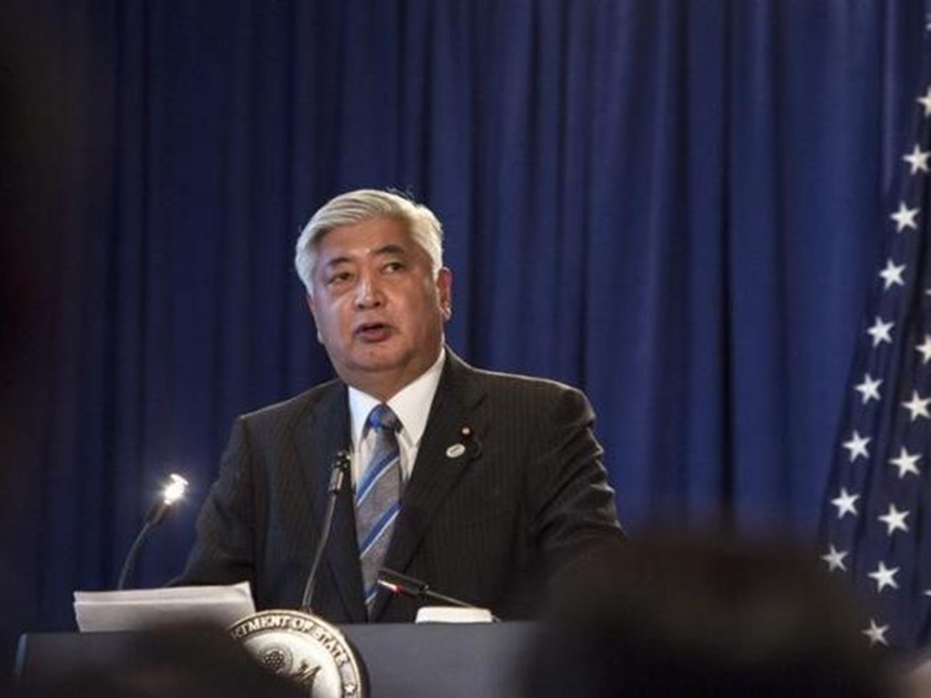 Bộ trưởng Quốc phòng Nhật Bản Nakatani ủng hộ Mỹ trong các hoạt động trên Biển Đông - Ảnh: Reuters