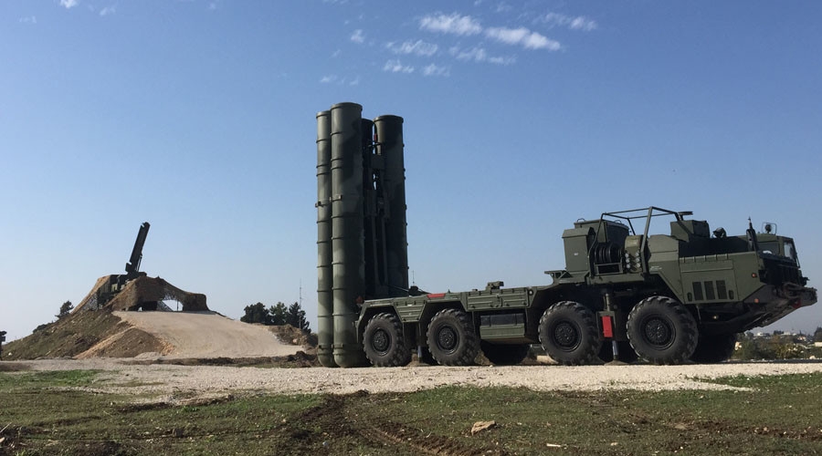 Hệ thống S-400 của Nga được triển khai tại Syria - Ảnh: RT