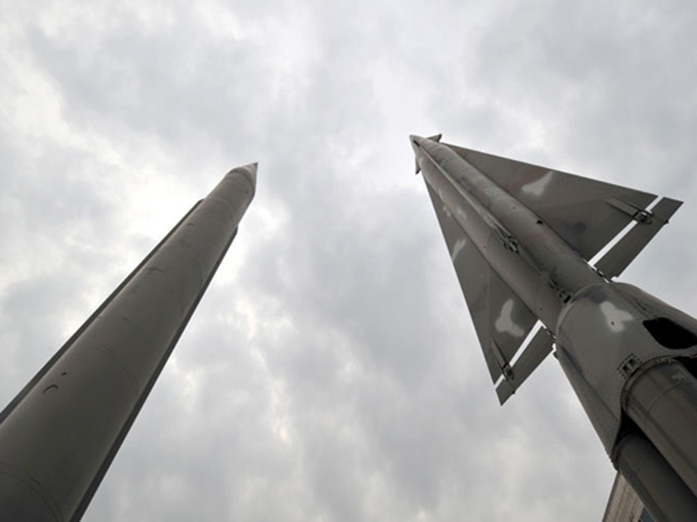 Tên lửa của Triều Tiên là một trong những mục tiêu mà UAV tàng hình của Hàn Quốc sẽ nhắm tới - Ảnh minh họa: AFP