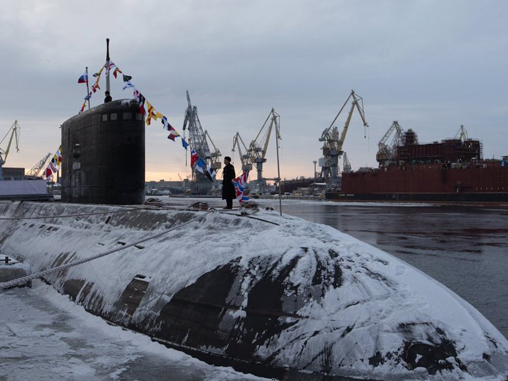 Tàu ngầm Rostov-on-Don của Nga - Ảnh: Sputnik