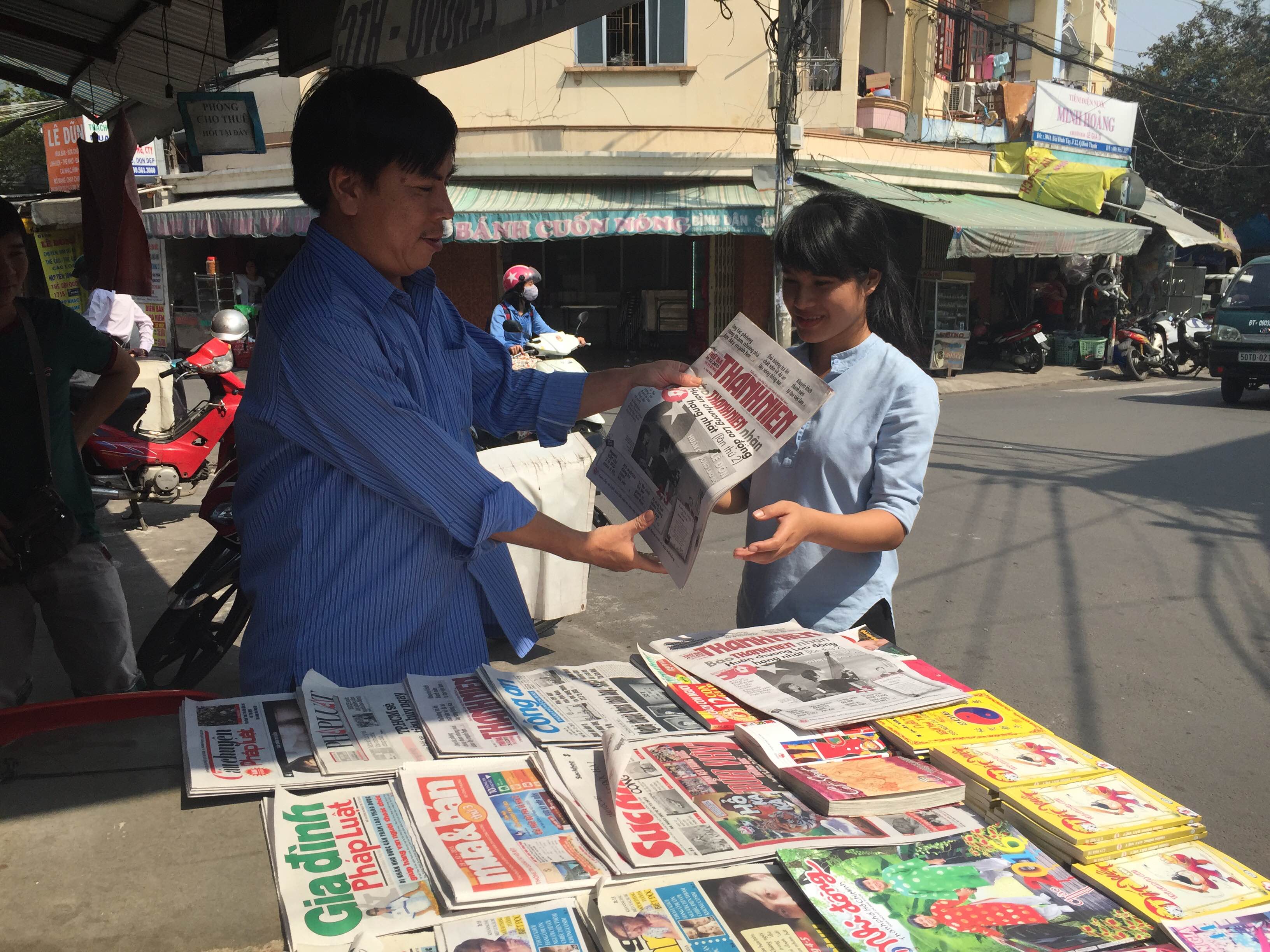 Anh Nguyễn Ngọc Toàn gắn bó phát hành Thanh Niên suốt 30 năm - Ảnh: Thanh Điệp