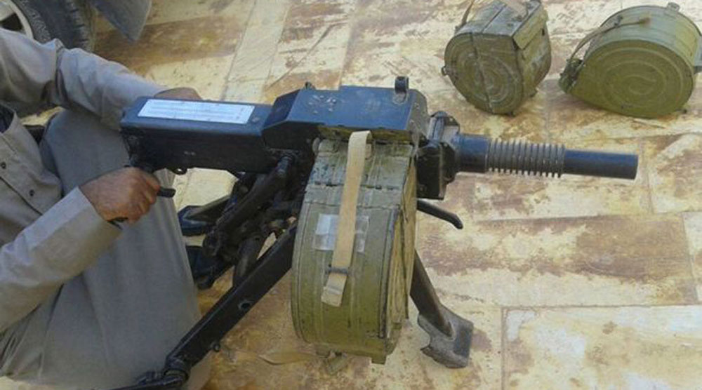 Một vũ khí được phe nổi dậy Syria rao bán - Ảnh: Daily Mail