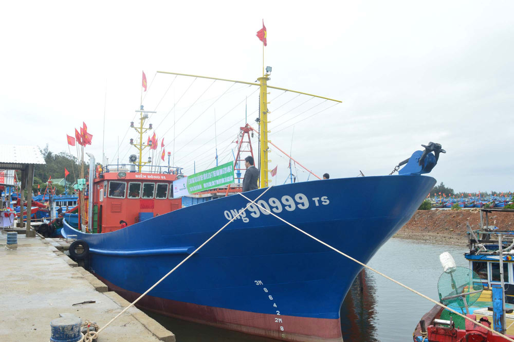 Tàu đánh cá vỏ thép Biển Đông 01 - Ảnh: Hiển Cừ