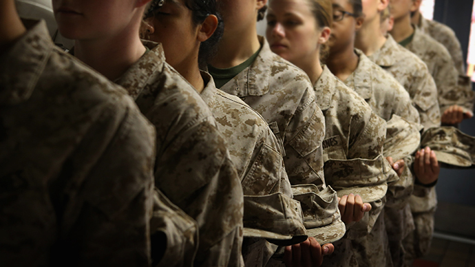 Nữ binh trong quân đội Mỹ - Ảnh: AFP