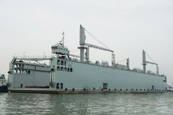 Ụ tàu Hoa thuyền 1 của Hạm đội Nam Hải - Ảnh: 81.cn