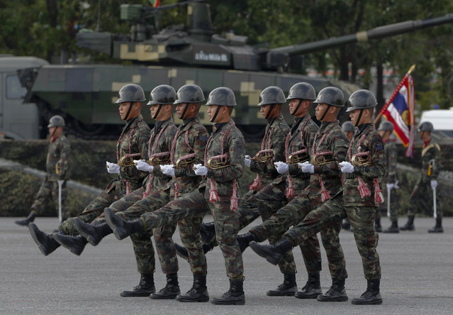 Quân đội Thái Lan trong một cuộc diễu binh - Ảnh minh họa: Reuters