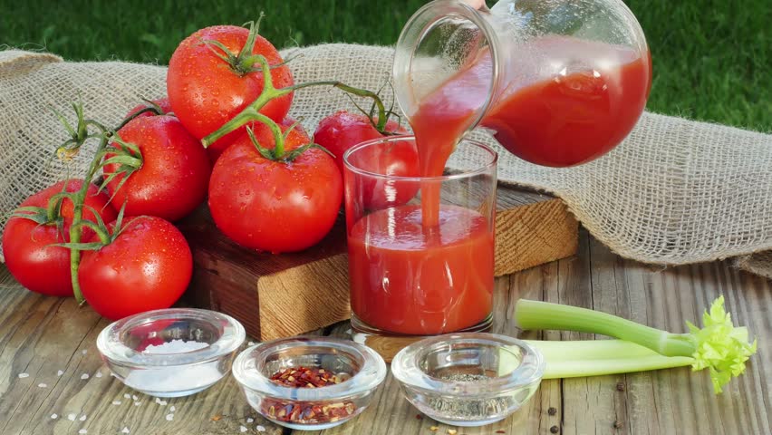 Nước ép cà chua mang lại nhiều lợi ích cho sức khỏe - Ảnh: Shutterstock