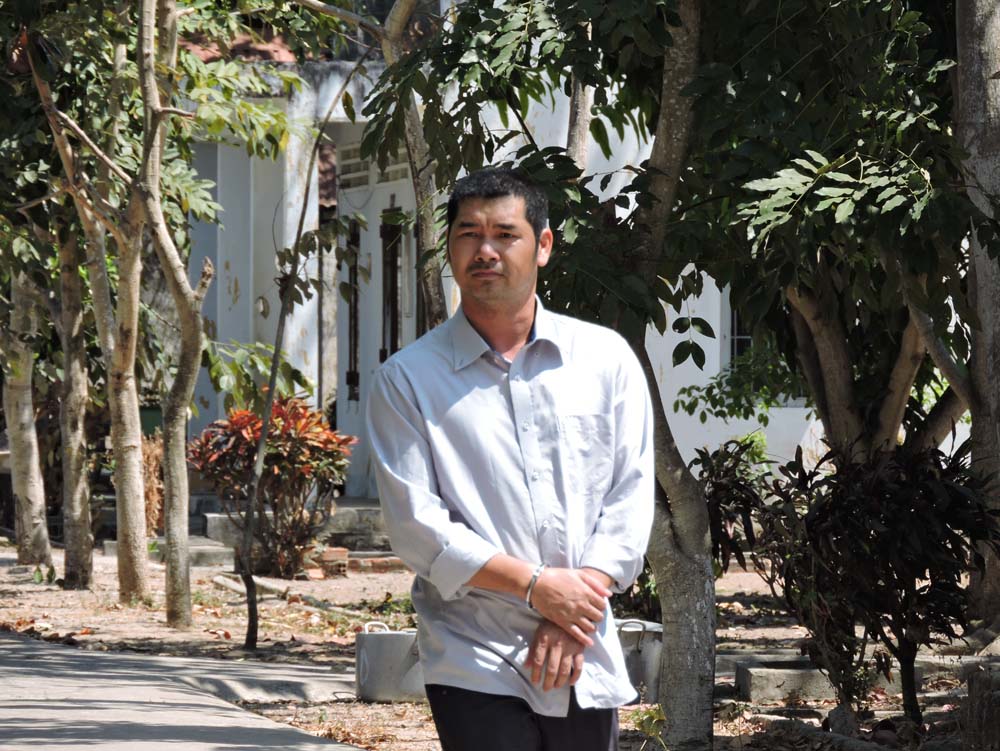 Hưng tại nhà tạm giữ Công an tỉnh Bà Rịa – Vũng Tàu - Ảnh: Nguyễn Long