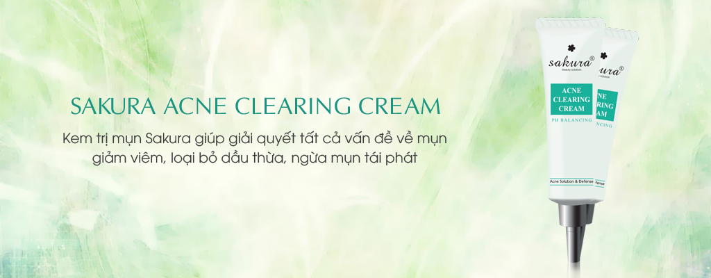 Kem Sakura Acne Clearing Cream
