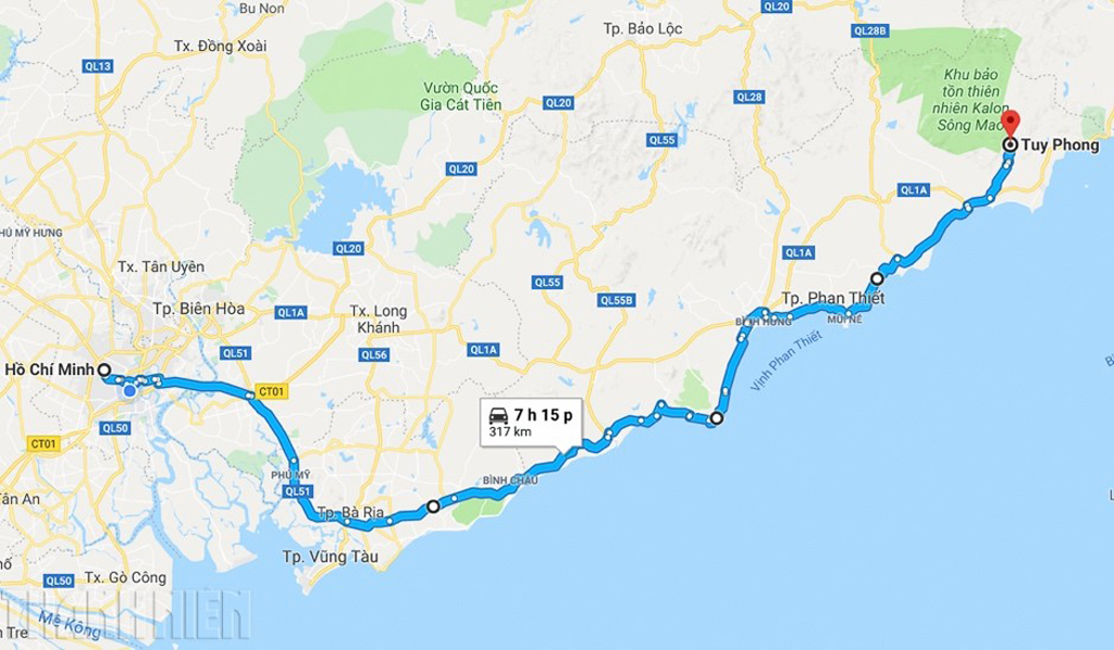 Hành trình BMW 528i GT vượt cung đường từ TP.HCM qua Bà Rịa-Vũng Tàu đến với Tuy Phong, Bình Thuận