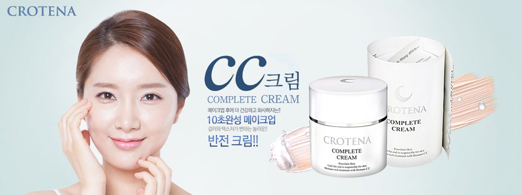 Crotena Complete CC Cream tích hợp công nghệ trang điểm siêu tự nhiên của Hàn Quốc