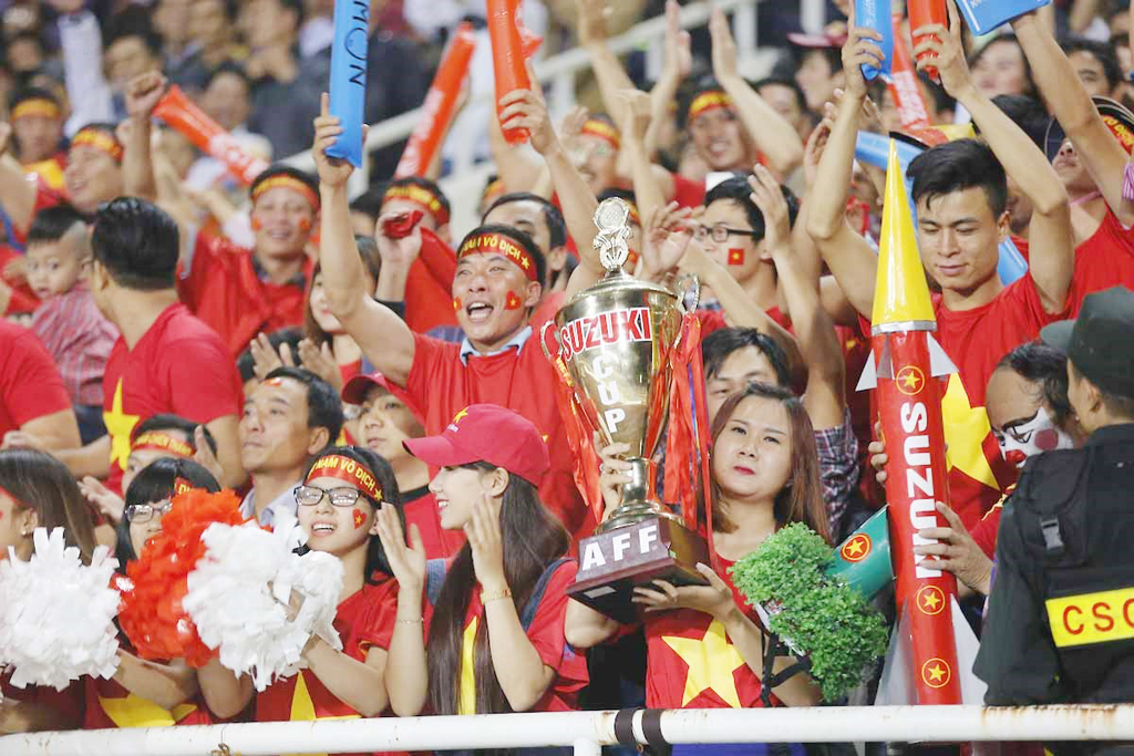 Người hâm mộ Việt Nam mong chờ cup vô địch AFF Suzuki Cup 2018