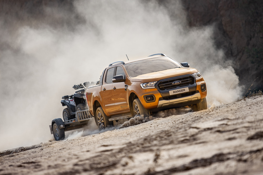 Ford Ranger trang bị nhiều tính năng hỗ trợ người lái ở địa hình khó