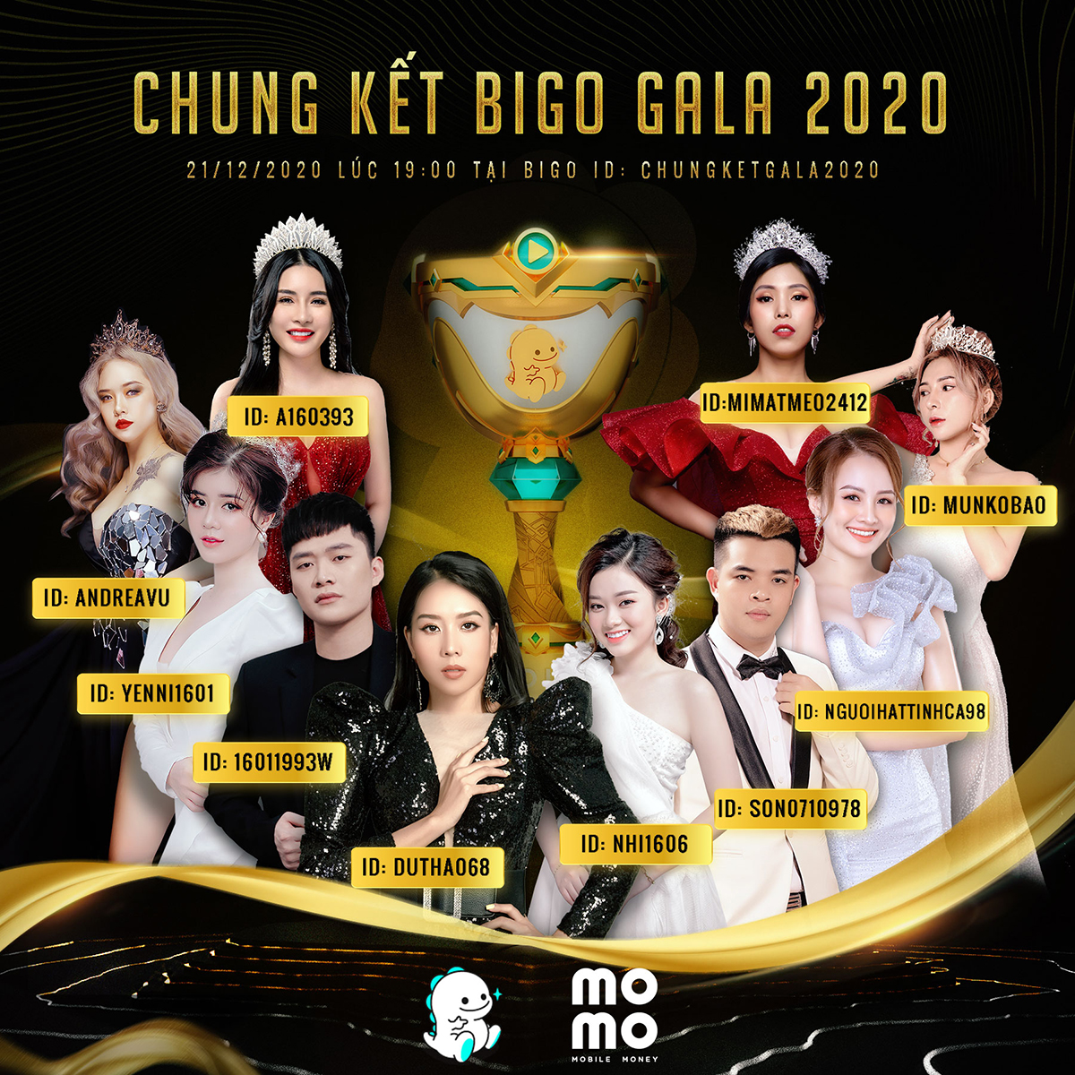 Top 10 Idol tài năng xuất sắc nhất Bigo Live 2020