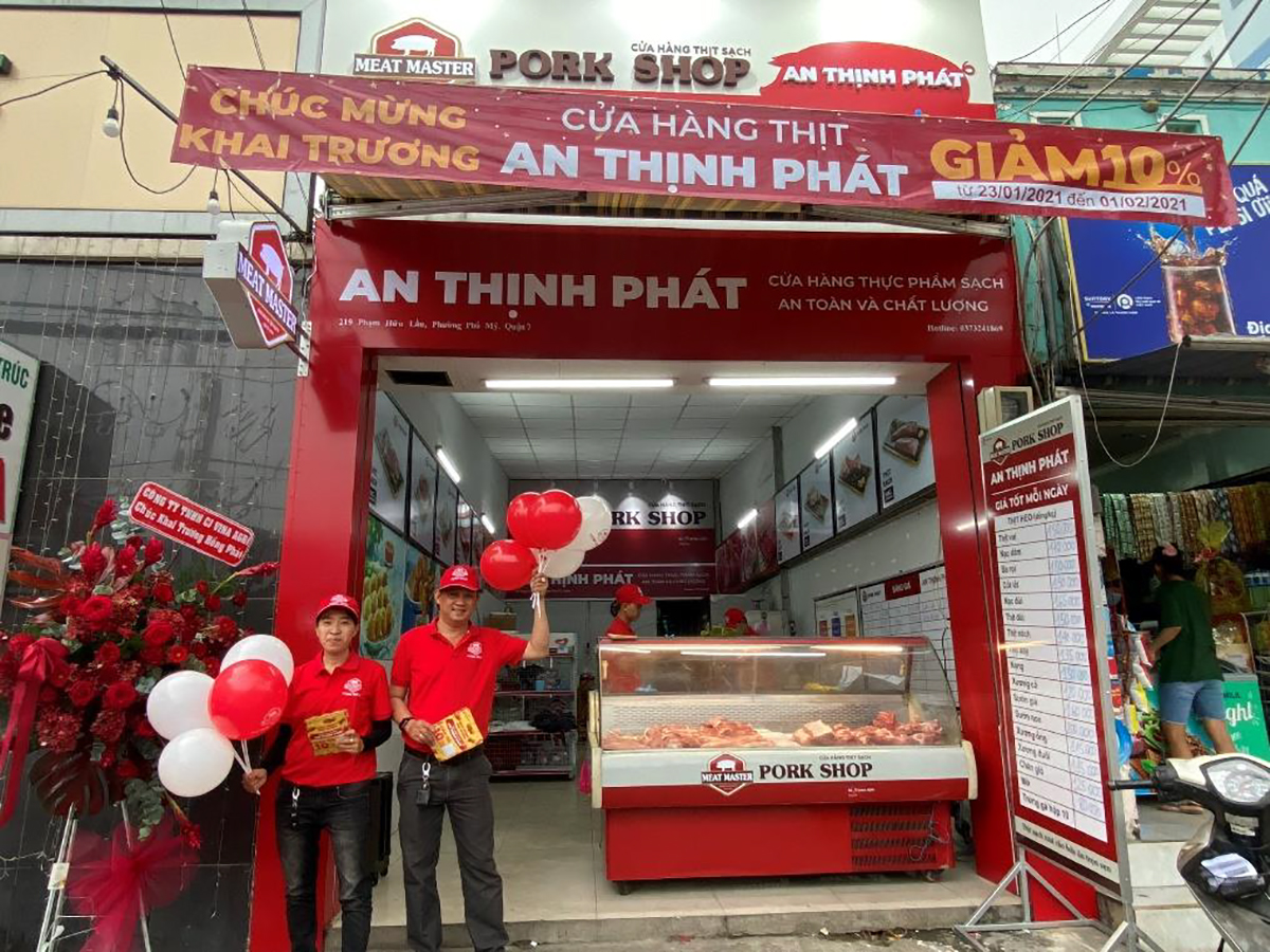 Cửa hàng Porkshop khai trương vào tháng 1.2021