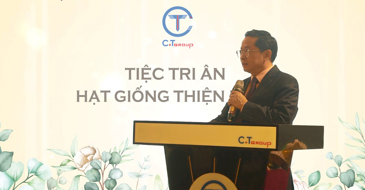 Phát biểu tại chương trình, ông Trần Kim Chung - Chủ tịch Tập đoàn C.T Group chia sẻ góc nhìn 3 chiều trong mối liên kết giữa 3 nhà: nhà trường, nhà phát triển nguồn nhân lực và nhà đầu tư vào con người 