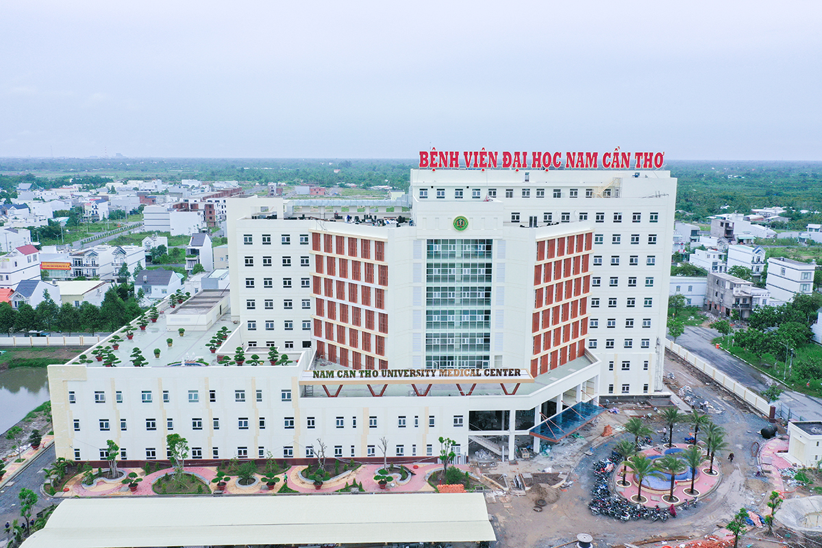 Bệnh viện Đại học Nam Cần Thơ (Ảnh: DNC)
