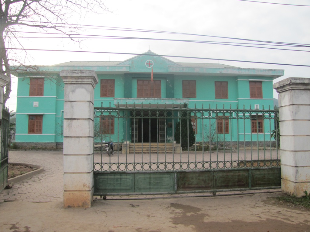 Trạm y tế xã Mỹ Lộc - Ảnh: Nguyên Dũng